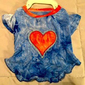 New Top Paw TyeDye Girls Shirt
